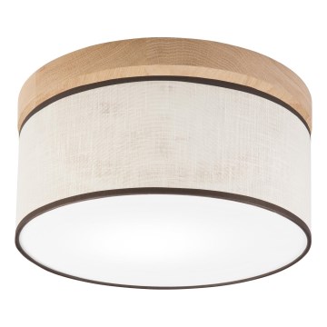 Brilagi - LED Stropné svietidlo BELLADONNA 1xE27/15W/230V pr. 30 cm krémová/dub