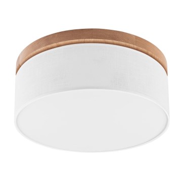 Brilagi - LED Stropné svietidlo BELLADONNA 2xE27/15W/230V pr. 40 cm biela/dub