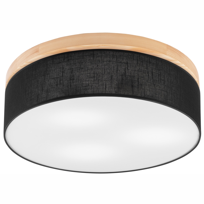 Brilagi - LED Stropné svietidlo BELLADONNA 3xE27/15W/230V čierna/borovica