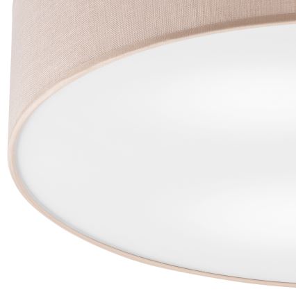 Brilagi - LED Stropné svietidlo BELLADONNA 3xE27/15W/230V pr. 50 cm béžová/borovica