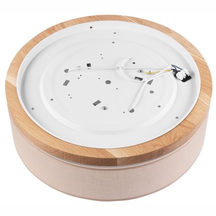 Brilagi - LED Stropné svietidlo BELLADONNA 3xE27/15W/230V pr. 50 cm béžová/dub