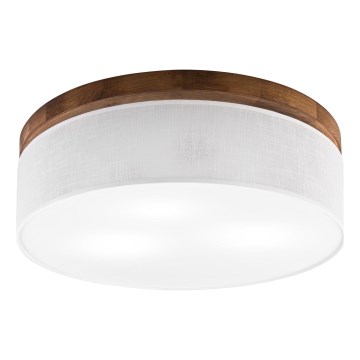 Brilagi - LED Stropné svietidlo BELLADONNA 3xE27/15W/230V pr. 50 cm biela/dub čerešňa