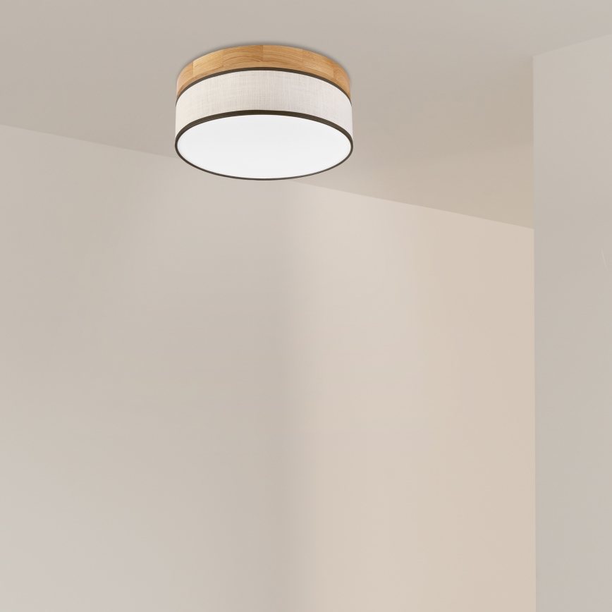 Brilagi - LED Stropné svietidlo BELLADONNA LED/20W/230V priemer 30 cm krémová/dub