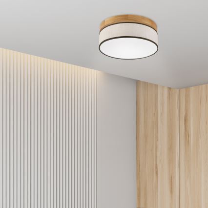Brilagi - LED Stropné svietidlo BELLADONNA LED/20W/230V priemer 30 cm krémová/dub