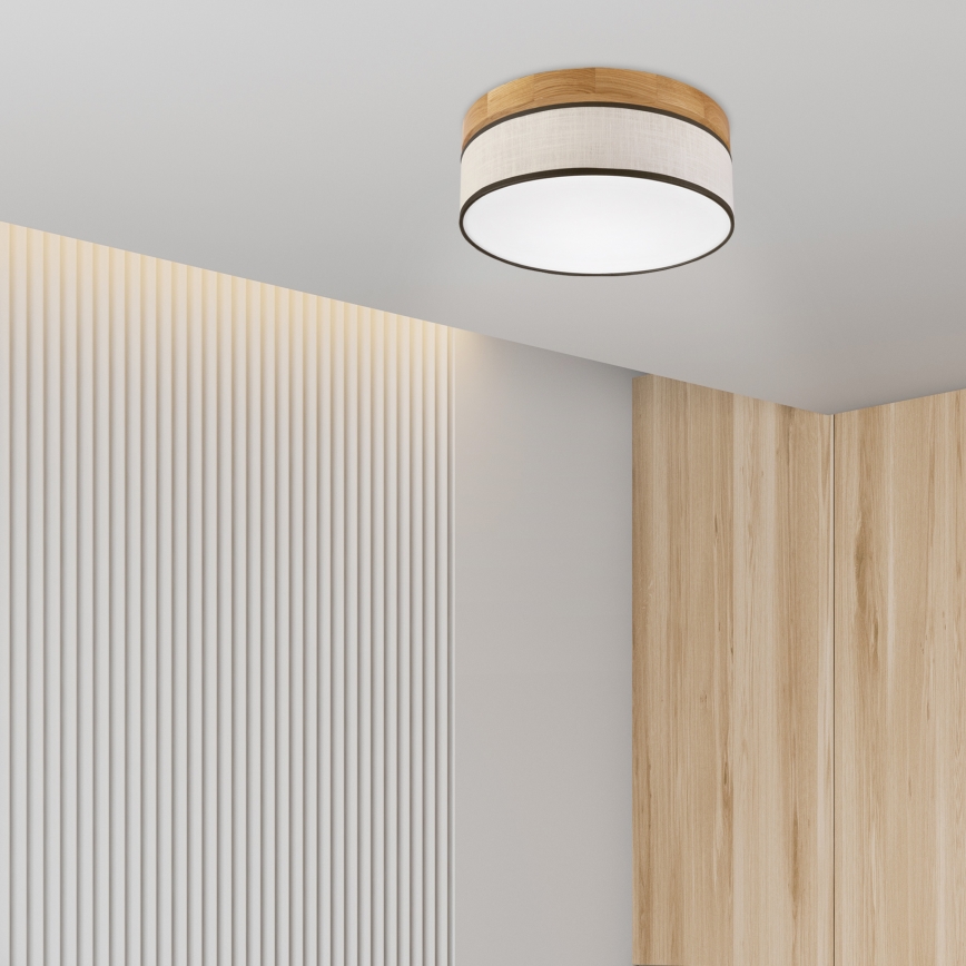 Brilagi - LED Stropné svietidlo BELLADONNA LED/20W/230V priemer 30 cm krémová/dub
