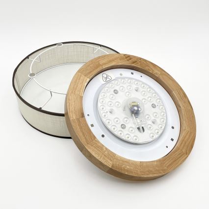 Brilagi - LED Stropné svietidlo BELLADONNA LED/20W/230V priemer 30 cm krémová/dub