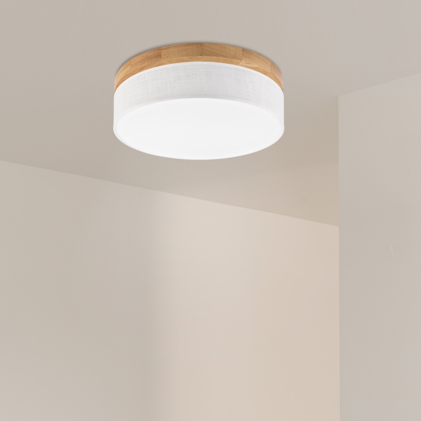 Brilagi - LED Stropné svietidlo BELLADONNA LED/36W/230V pr. 40 cm biela/dub
