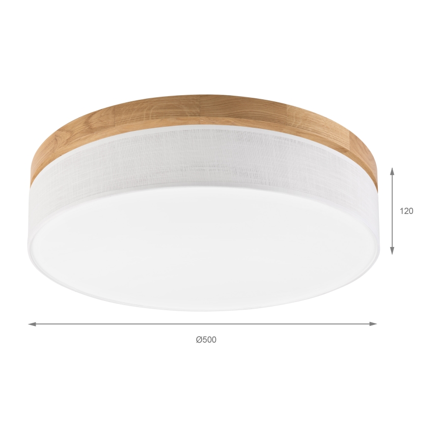 Brilagi - LED stropné svietidlo BELLADONNA LED/36W/230V pr. 50 cm biela/dub