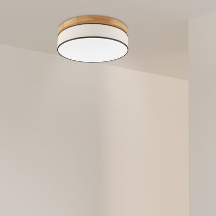 Brilagi - LED stropné svietidlo BELLADONNA LED/36W/230V, priemer 40 cm, krémové/dub