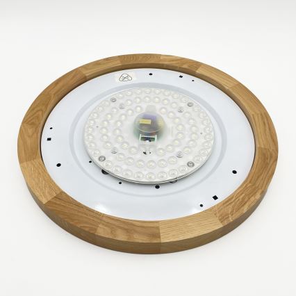 Brilagi - LED stropné svietidlo BELLADONNA LED/36W/230V, priemer 40 cm, krémové/dub