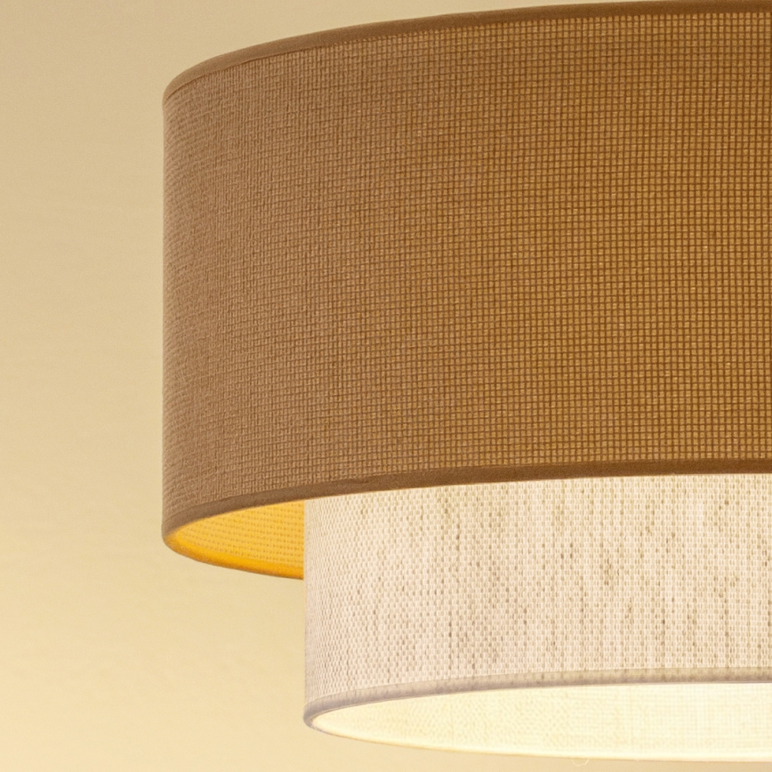 Brilagi - LED stropné svietidlo BOHO ECO 1xE27/10W/230V pr. 40 cm béžová/krémová