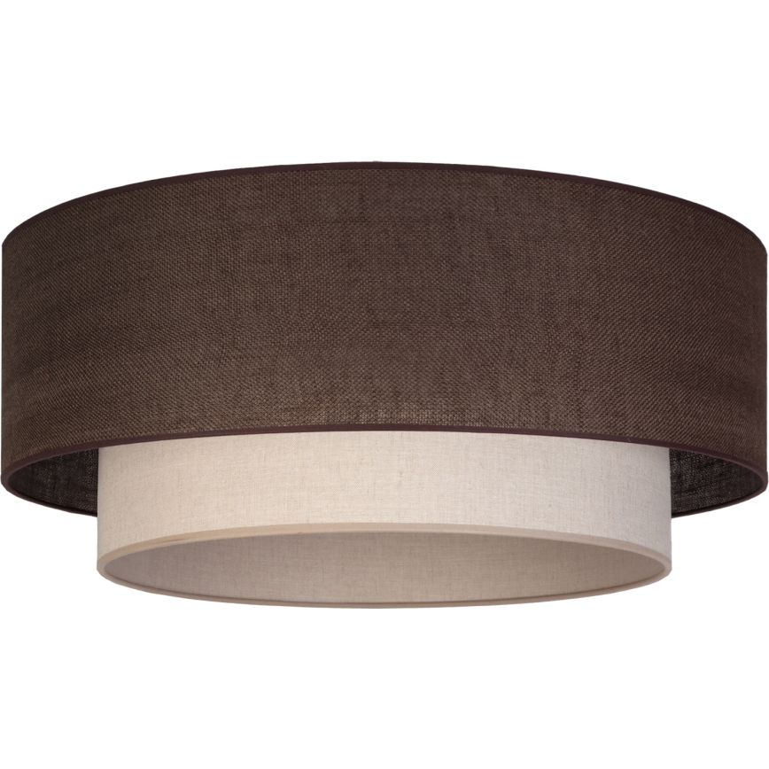 Brilagi - LED stropné svietidlo BOHO ECO 1xE27/10W/230V pr. 40 cm hnedá/krémová