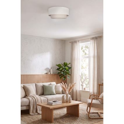 Brilagi - LED stropné svietidlo BOHO ECO 1xE27/10W/230V pr. 40 cm krémové