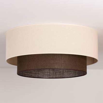 Brilagi - LED stropné svietidlo BOHO STYLE 3xE27/15W/230V pr. 60 cm krémová/hnedá