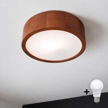 Brilagi - LED Stropné svietidlo CARVALHO 1xE27/15W/230V dub čerešňa pr. 27 cm