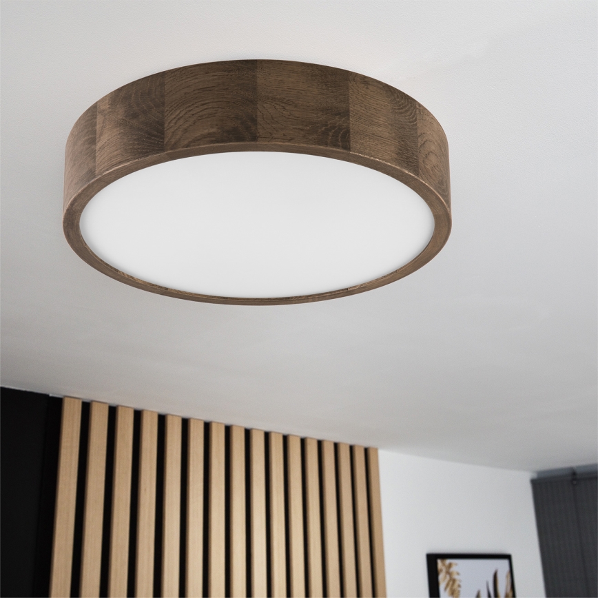 Brilagi - LED Stropné svietidlo CARVALHO 2xE27/60W/230V dub orech pr. 37 cm