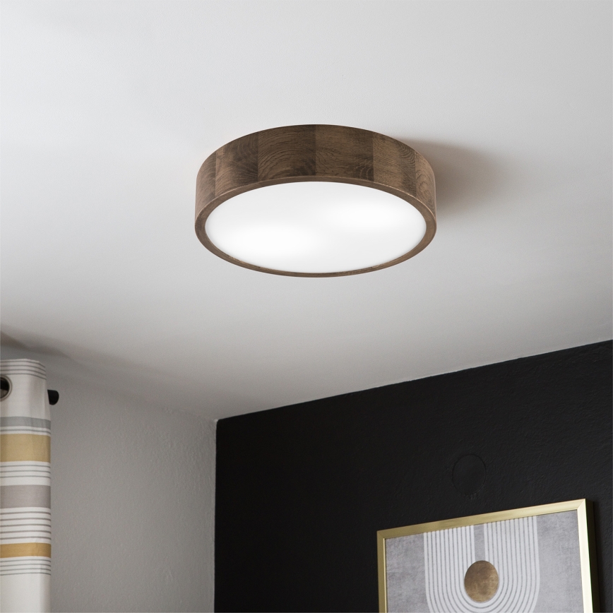 Brilagi - LED Stropné svietidlo CARVALHO 2xE27/60W/230V dub orech pr. 37 cm