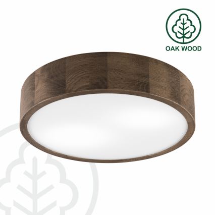 Brilagi - LED Stropné svietidlo CARVALHO 2xE27/60W/230V dub orech pr. 37 cm