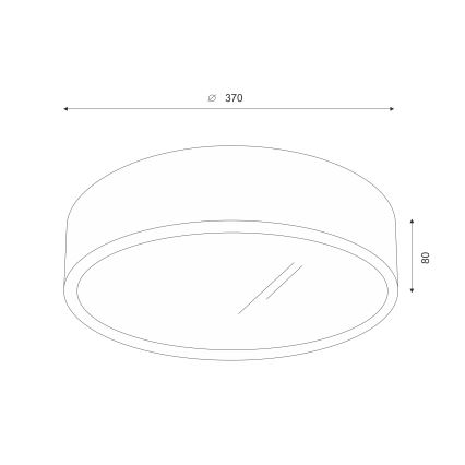 Brilagi - LED Stropné svietidlo CARVALHO 2xE27/60W/230V dub orech pr. 37 cm
