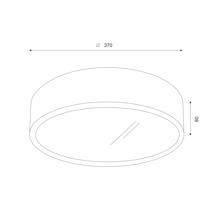 Brilagi - LED Stropné svietidlo CARVALHO 2xE27/60W/230V dub orech pr. 37 cm