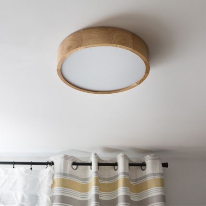 Brilagi - LED Stropné svietidlo CARVALHO 2xE27/60W/230V dub pr. 37,5 cm