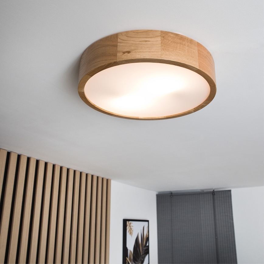 Brilagi - LED Stropné svietidlo CARVALHO 2xE27/60W/230V dub pr. 37,5 cm