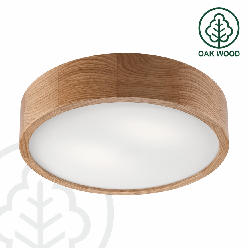 Brilagi - LED Stropné svietidlo CARVALHO 2xE27/60W/230V dub pr. 37,5 cm