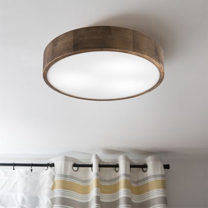 Brilagi - LED Stropné svietidlo CARVALHO 3xE27/60W/230V dub orech pr. 47 cm