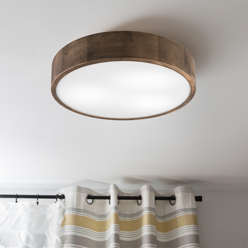 Brilagi - LED Stropné svietidlo CARVALHO 3xE27/60W/230V dub orech pr. 47 cm