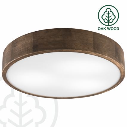 Brilagi - LED Stropné svietidlo CARVALHO 3xE27/60W/230V dub orech pr. 47 cm