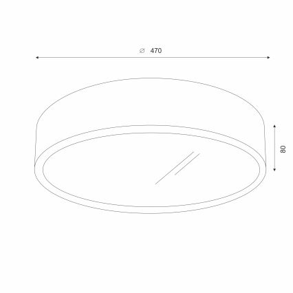 Brilagi - LED Stropné svietidlo CARVALHO 3xE27/60W/230V dub orech pr. 47 cm
