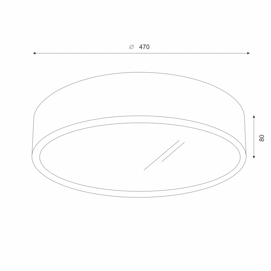 Brilagi - LED Stropné svietidlo CARVALHO 3xE27/60W/230V dub orech pr. 47 cm