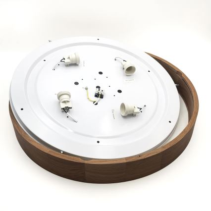 Brilagi - LED stropné svietidlo CARVALHO 4xE27/60W/230V dub čerešňa pr. 57,5 cm