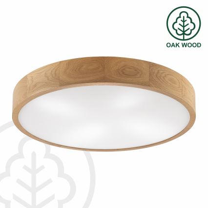 Brilagi - LED stropné svietidlo CARVALHO 4xE27/60W/230V dub pr. 57,5 cm