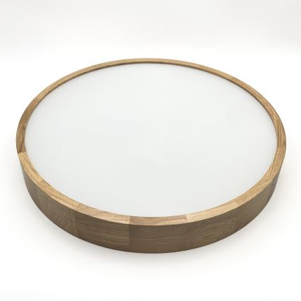 Brilagi - LED stropné svietidlo CARVALHO 4xE27/60W/230V dub, priemer 57,5 cm