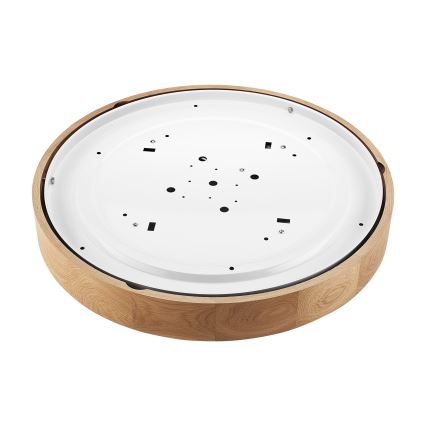 Brilagi - LED stropné svietidlo CARVALHO 4xE27/60W/230V dub, priemer 57,5 cm