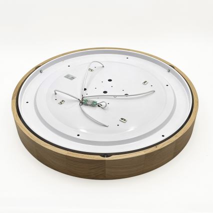 Brilagi - LED stropné svietidlo CARVALHO 4xE27/60W/230V dub, priemer 57,5 cm
