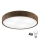 Brilagi - LED Stropné svietidlo CARVALHO 4xE27/60W/230V orech Ø 57,5 cm