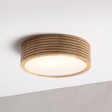 Brilagi - LED stropné svietidlo CARVALHO MODERN 1xE27/60W/230V pr. 27,5 cm dub