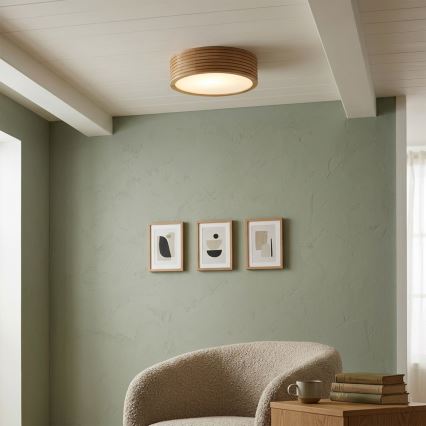 Brilagi - LED stropné svietidlo CARVALHO MODERN 1xE27/60W/230V pr. 27,5 cm dub