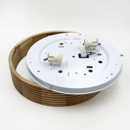 BRILAGI - LED stropné svietidlo CARVALHO MODERN 2xE27/60W/230V pr. 37,5 cm dub