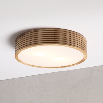 Brilagi - LED stropné svietidlo CARVALHO MODERN 2xE27/60W/230V priemer 37,5 cm dub