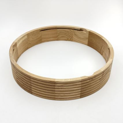 Brilagi - LED stropné svietidlo CARVALHO MODERN 2xE27/60W/230V priemer 37,5 cm dub