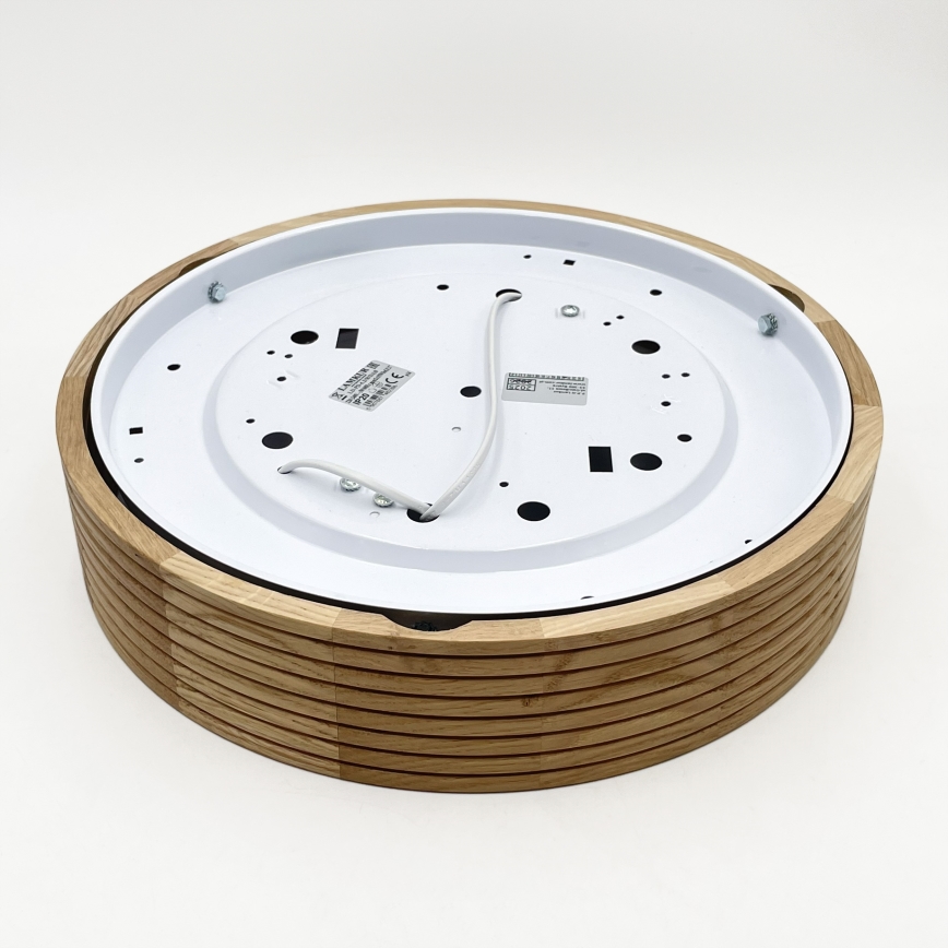 Brilagi - LED stropné svietidlo CARVALHO MODERN 2xE27/60W/230V priemer 37,5 cm dub