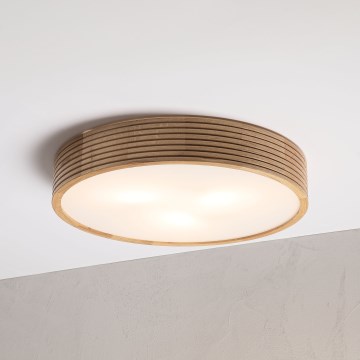 Brilagi - LED stropné svietidlo CARVALHO MODERN 3xE27/60W/230V pr. 47,5 cm dub