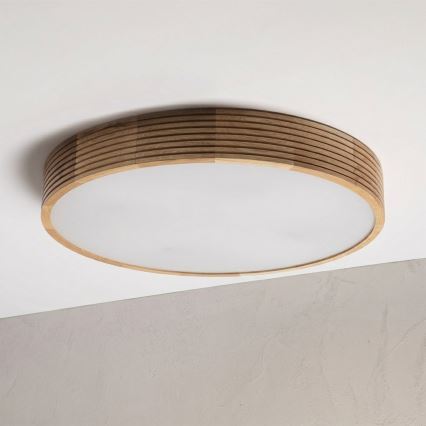 BRILAGI - LED stropné svietidlo CARVALHO MODERN 4xE27/60W/230V, dub, priemer 57,5 cm