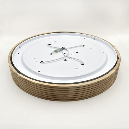 BRILAGI - LED stropné svietidlo CARVALHO MODERN 4xE27/60W/230V, dub, priemer 57,5 cm