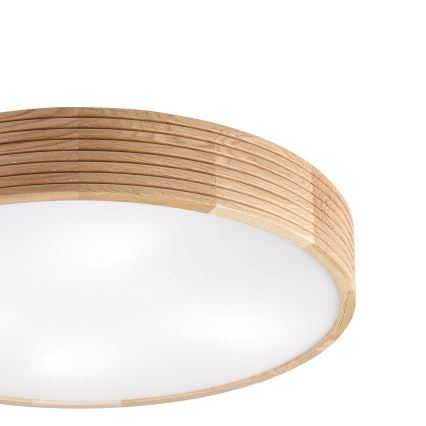 BRILAGI - LED stropné svietidlo CARVALHO MODERN 4xE27/60W/230V, dub, priemer 57,5 cm