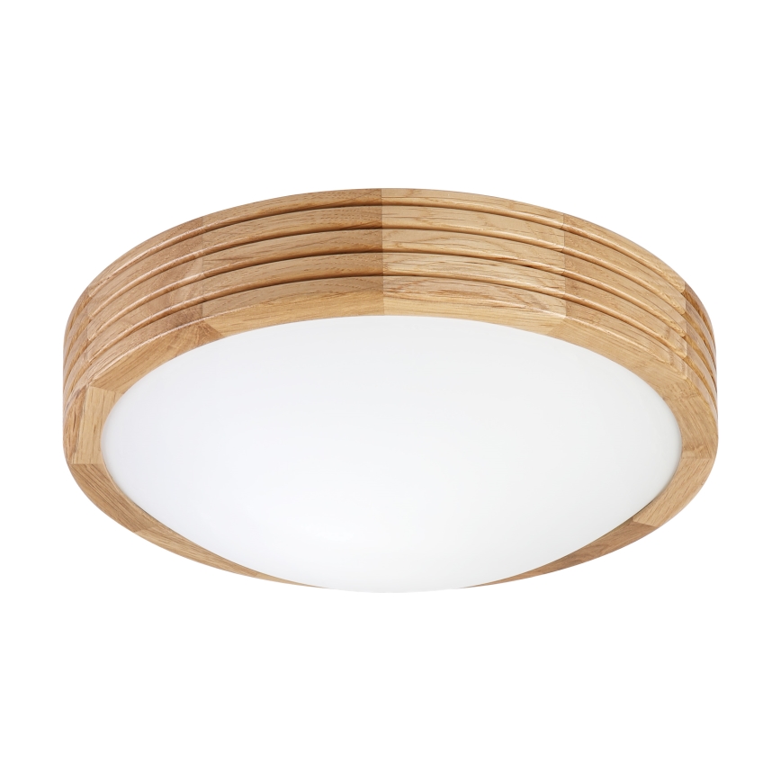 Brilagi - LED stropné svietidlo CARVALHO MODERN SLIM 1xE27/60W/230V, priemer 27,5 cm, dub