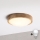 Brilagi - LED stropné svietidlo CARVALHO MODERN SLIM 1xE27/60W/230V, priemer 27,5 cm, dub
